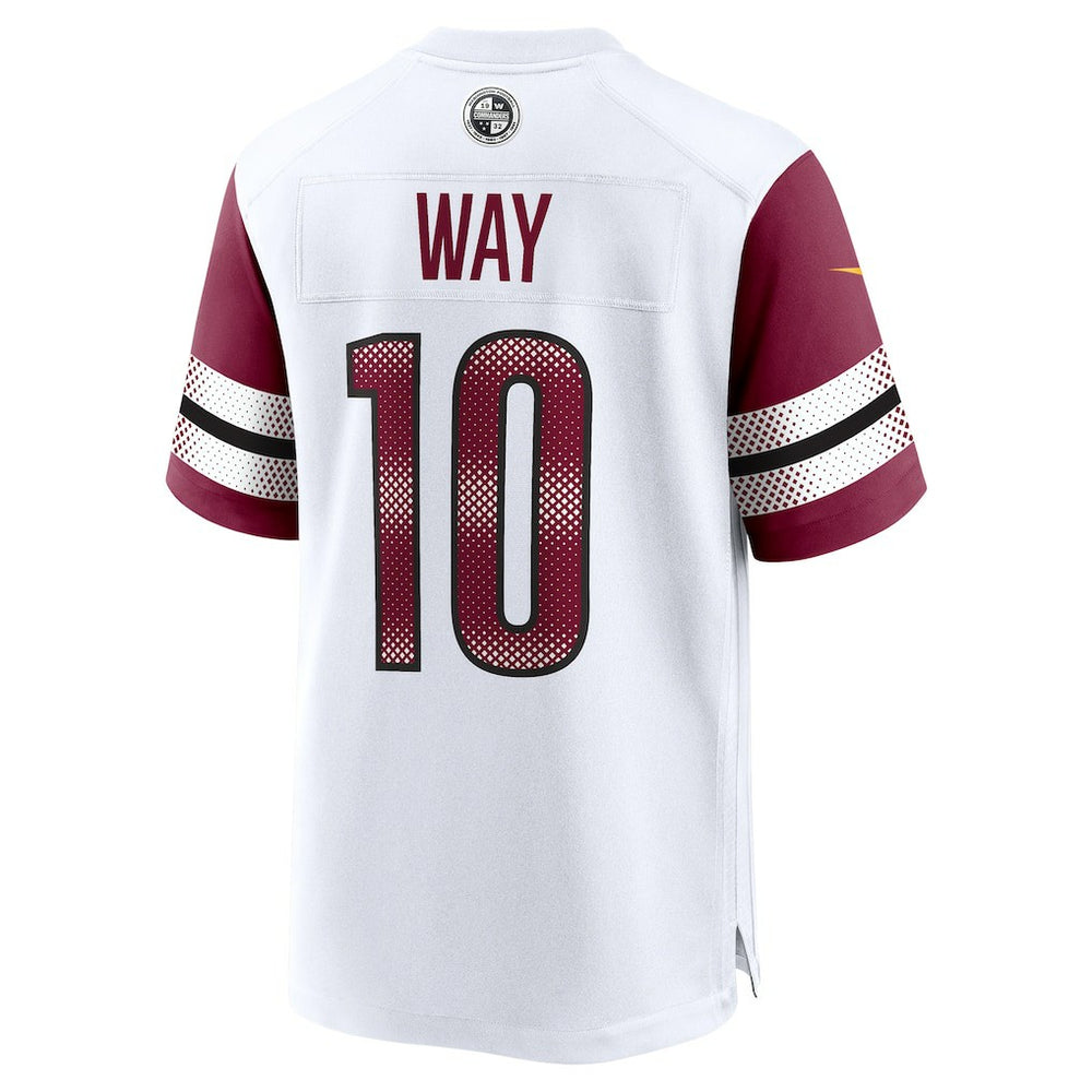 Tress Way Washington Commanders Game Jersey White