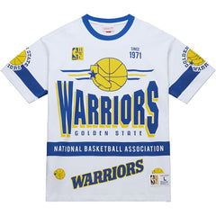Golden State Warriors Unisex Hardwood Classics Vintage Team Origins Premium T-Shirt White