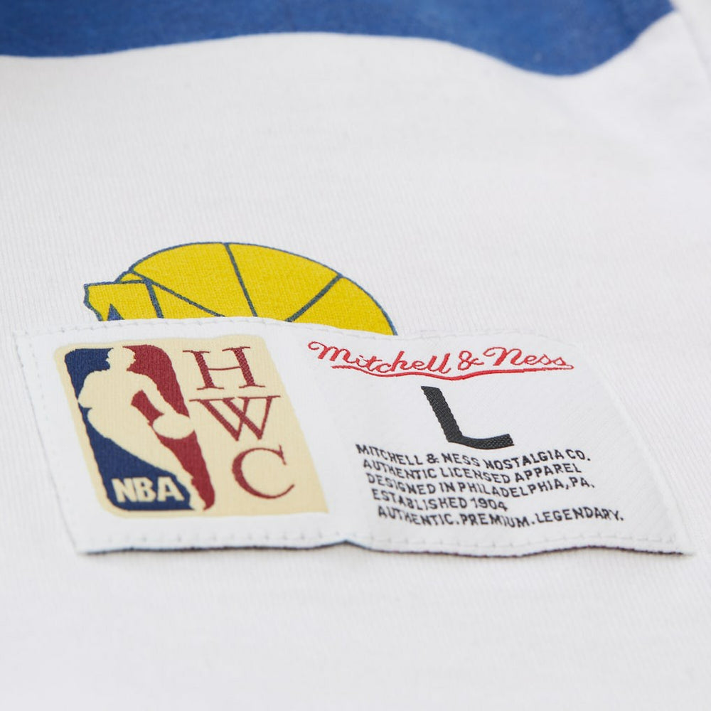 Golden State Warriors Unisex Hardwood Classics Vintage Team Origins Premium T-Shirt White