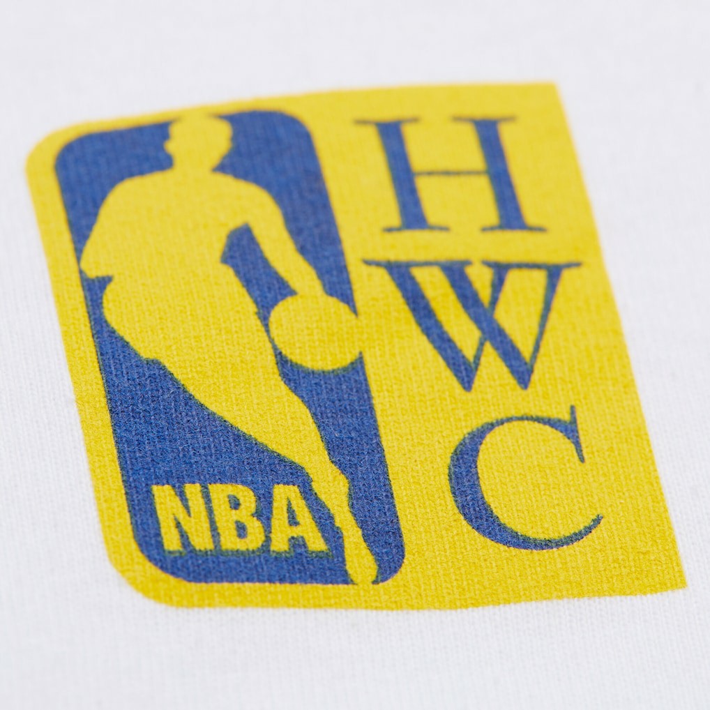Golden State Warriors Unisex Hardwood Classics Vintage Team Origins Premium T-Shirt White