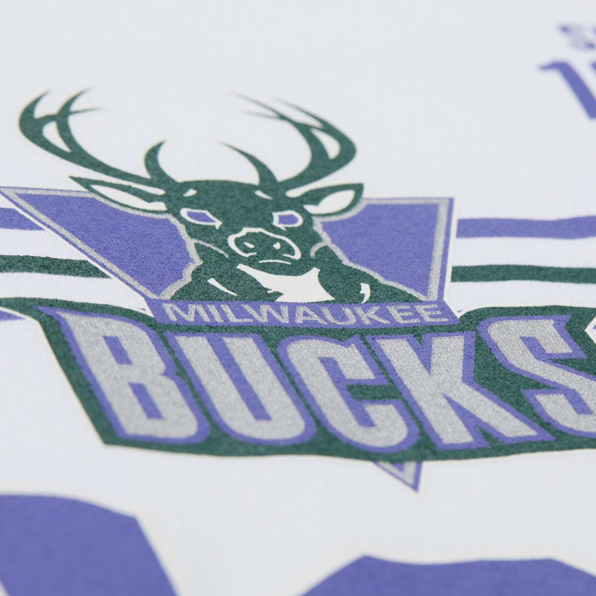 Milwaukee Bucks Unisex Hardwood Classics Vintage Team Origins Premium T-Shirt White