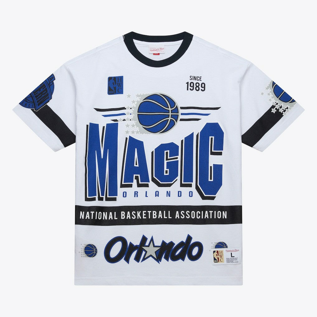 Orlando Magic Unisex Hardwood Classics Vintage Team Origins Premium T-Shirt White