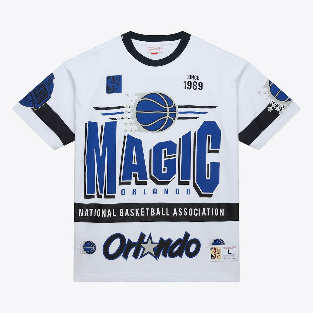 Orlando Magic Unisex Hardwood Classics Vintage Team Origins Premium T-Shirt White