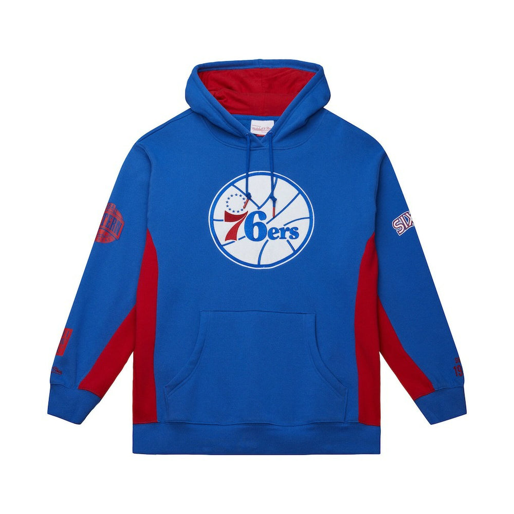 Philadelphia 76ers Hardwood Classics Team Origins Fleece Pullover Hoodie Royal