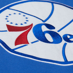 Philadelphia 76ers Hardwood Classics Team Origins Fleece Pullover Hoodie Royal