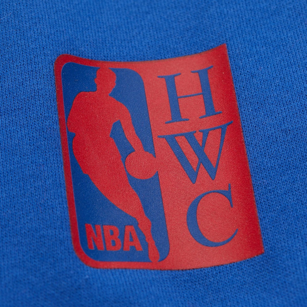 Philadelphia 76ers Hardwood Classics Team Origins Fleece Pullover Hoodie Royal