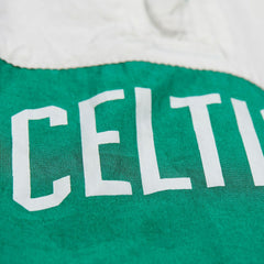 Boston Celtics Hardwood Classics Team Origins Anorak Quarter-Zip Windbreaker Jacket Kelly Green
