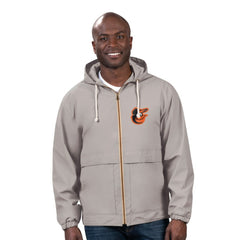 Baltimore Orioles G-III Sports by Carl Banks Full-Zip Rain Jacket - Gray Jackets