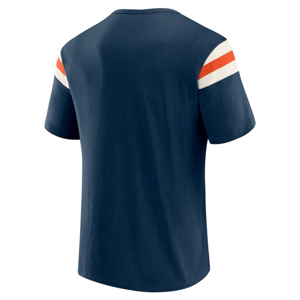 Houston Astros Darius Rucker Collection by Fanatics Distressed Sleeve Stripe T-Shirt - Navy T-shirts
