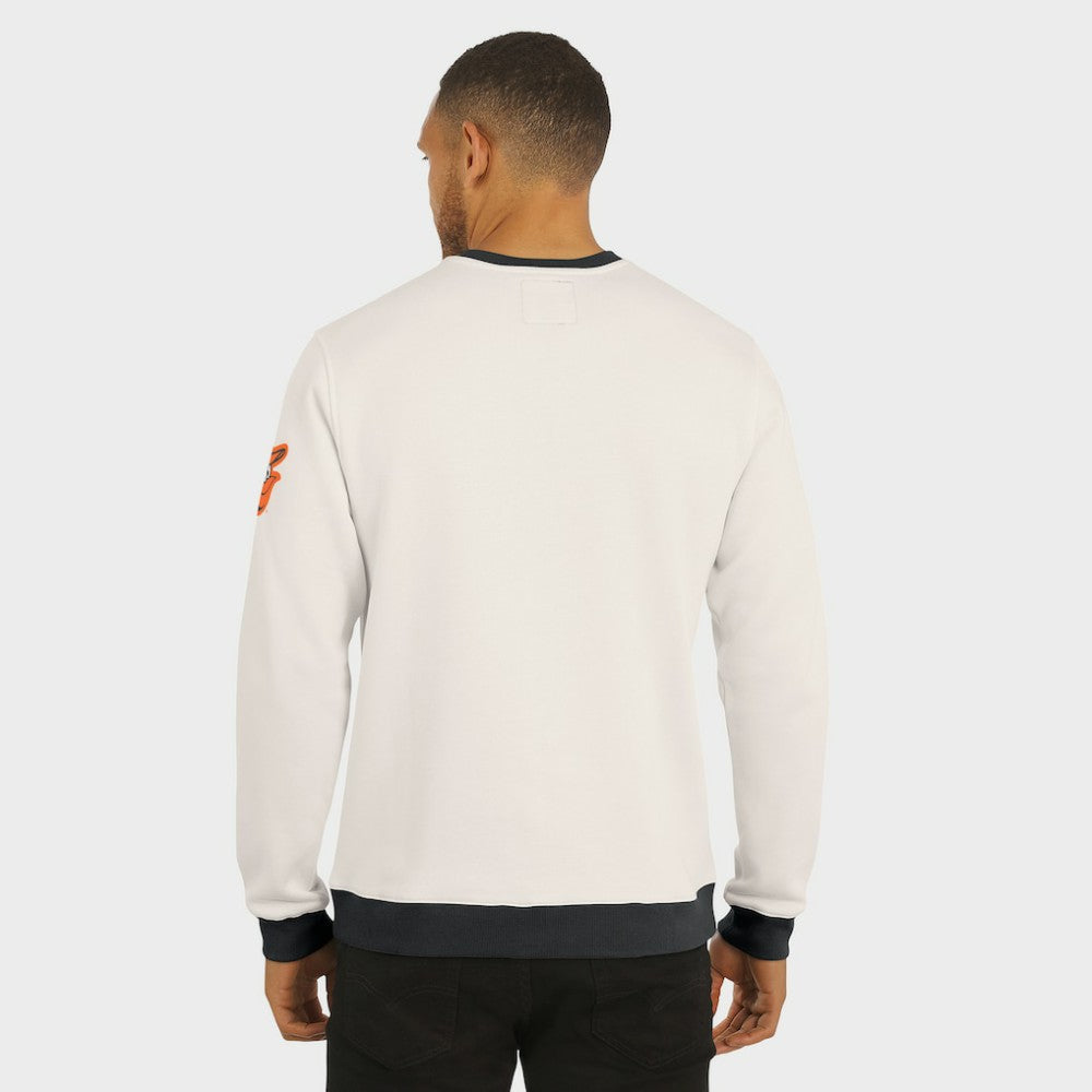 Baltimore Orioles Darius Rucker Collection by Fanatics Colorblock Crewneck Sweatshirt - Cream Sweatshirts