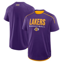 Los Angeles Lakers Inbound Pass Play Practice T-Shirt Purple