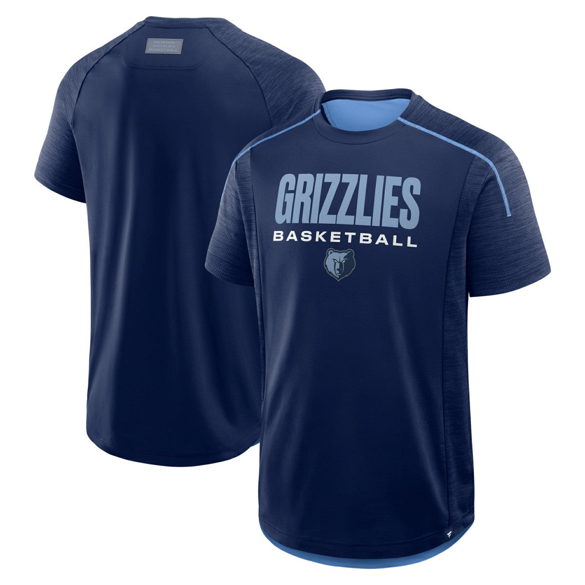 Memphis Grizzlies Inbound Pass Play Practice T-Shirt Navy