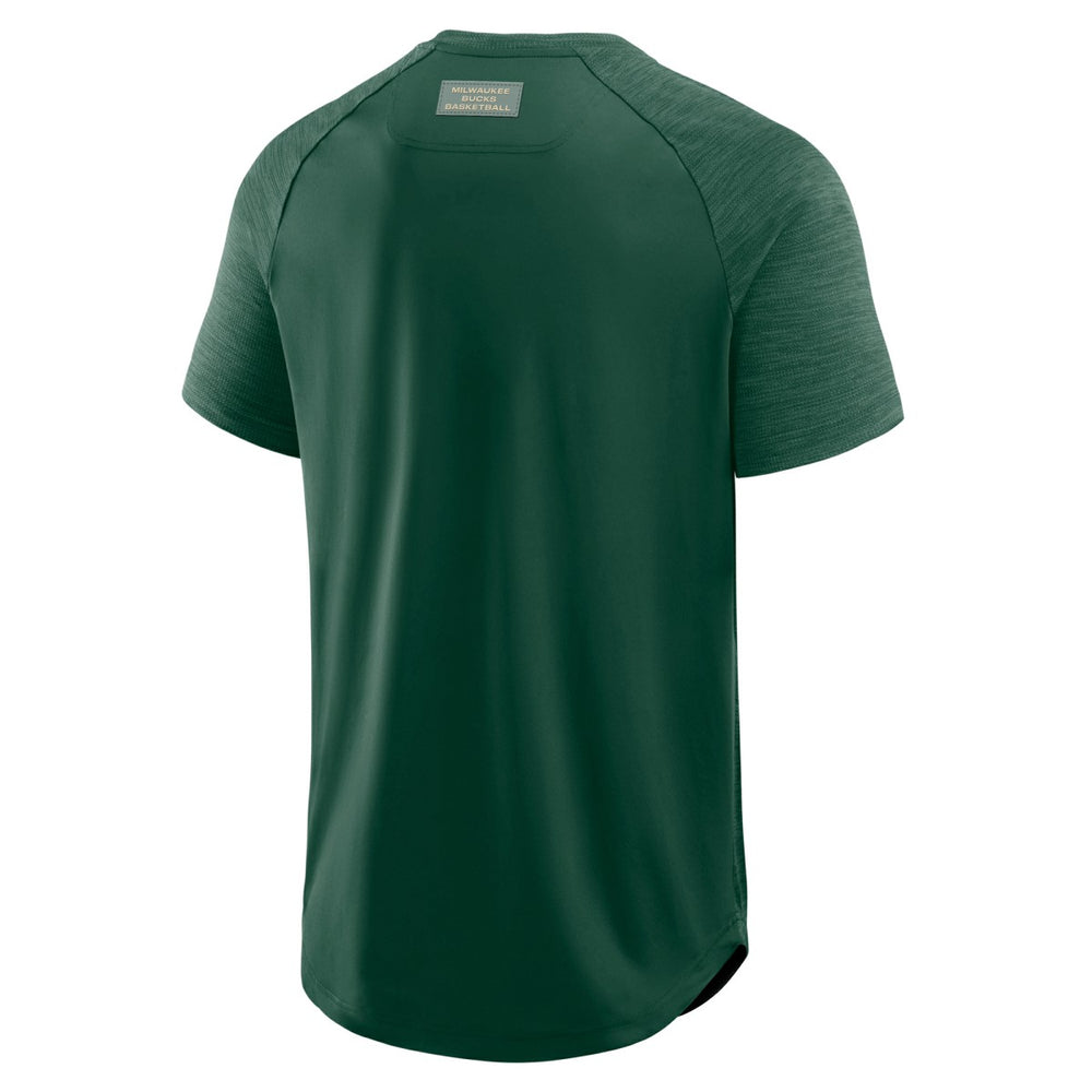 Milwaukee Bucks Inbound Pass Play Practice T-Shirt Hunter Green