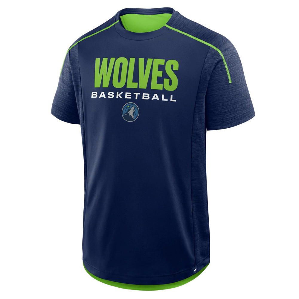 Minnesota Timberwolves Inbound Pass Play Practice T-Shirt Navy