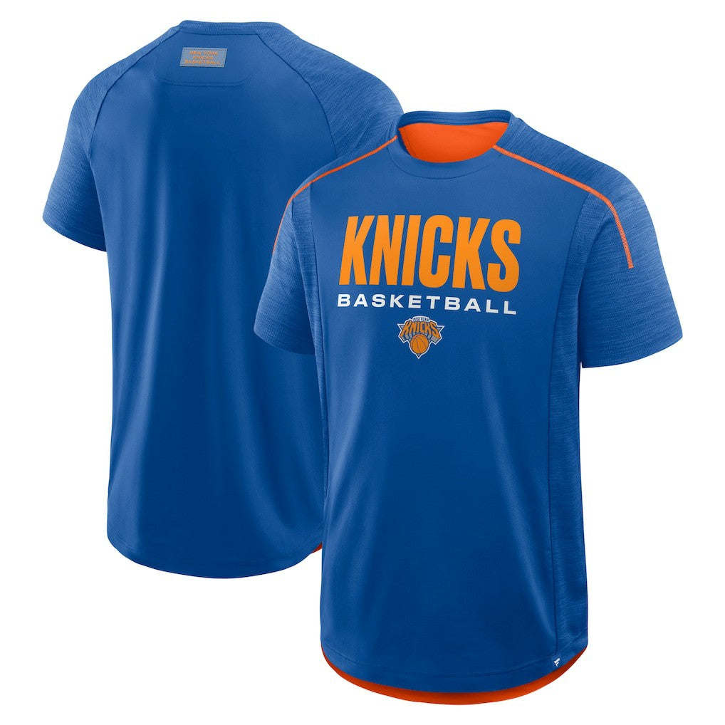 New York Knicks Inbound Pass Play Practice T-Shirt Blue