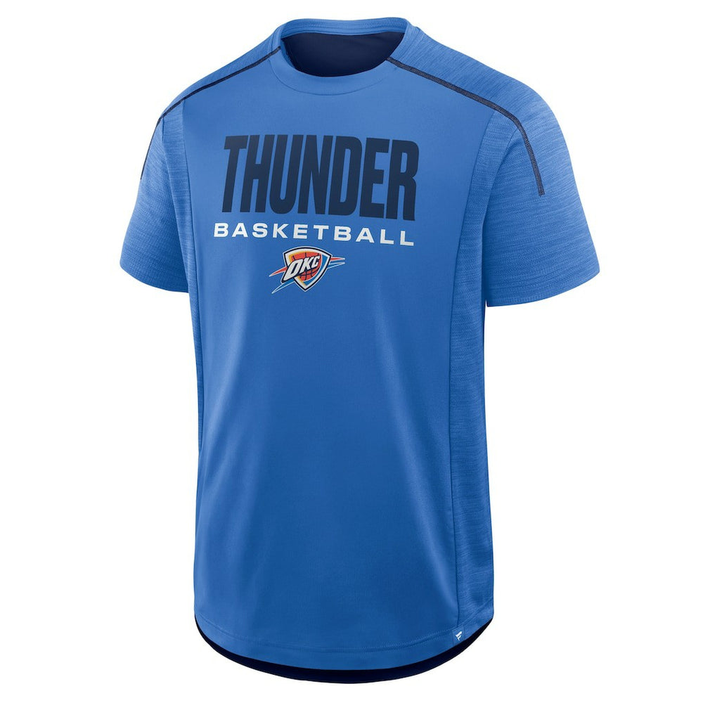Oklahoma City Thunder Inbound Pass Play Practice T-Shirt Blue