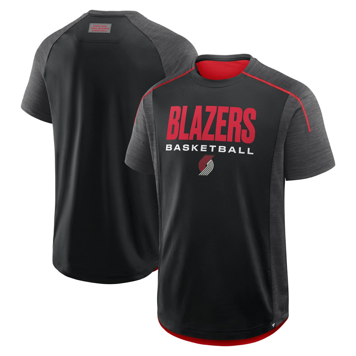 Portland Trail Blazers Inbound Pass Play Practice T-Shirt Black