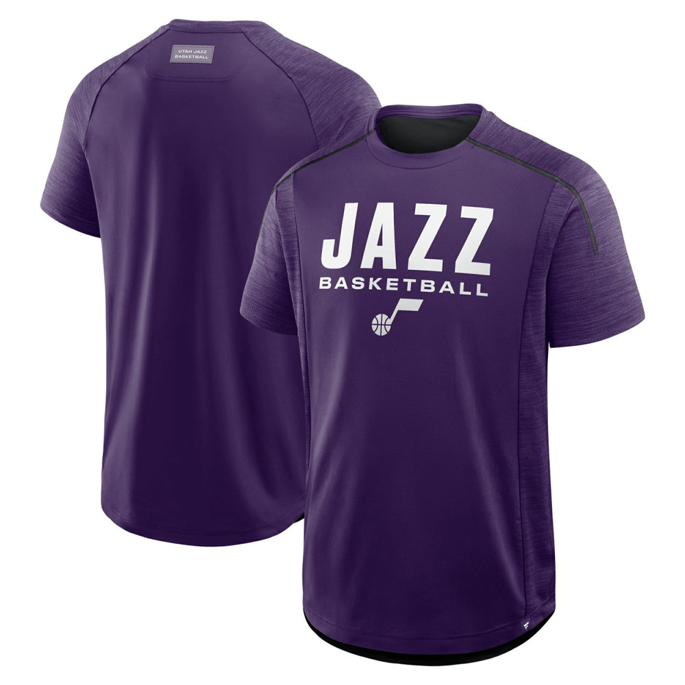 Utah Jazz Inbound Pass Play Practice T-Shirt Purple