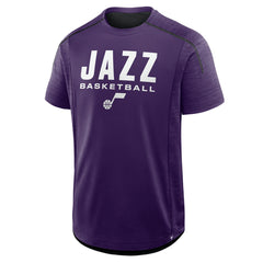 Utah Jazz Inbound Pass Play Practice T-Shirt Purple