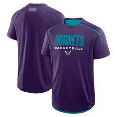 Charlotte Hornets Inbound Pass Play Practice T-Shirt Purple