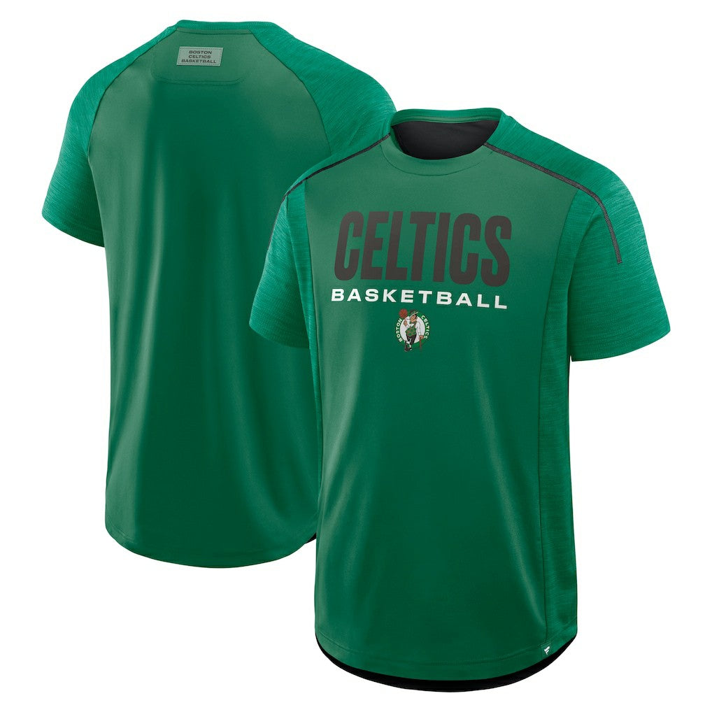 Boston Celtics Inbound Pass Play Practice T-Shirt Kelly Green