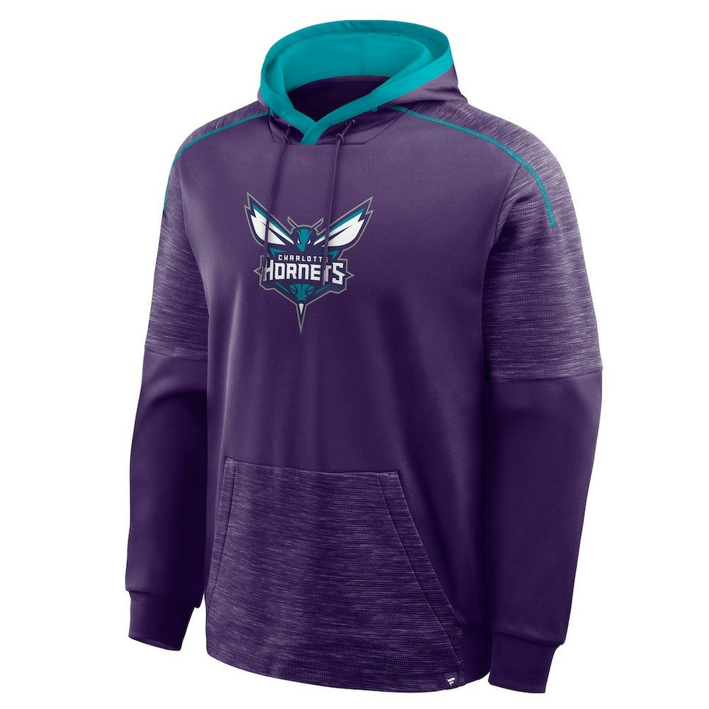 Charlotte Hornets Pick & Roll Defender Pullover Hoodie Purple
