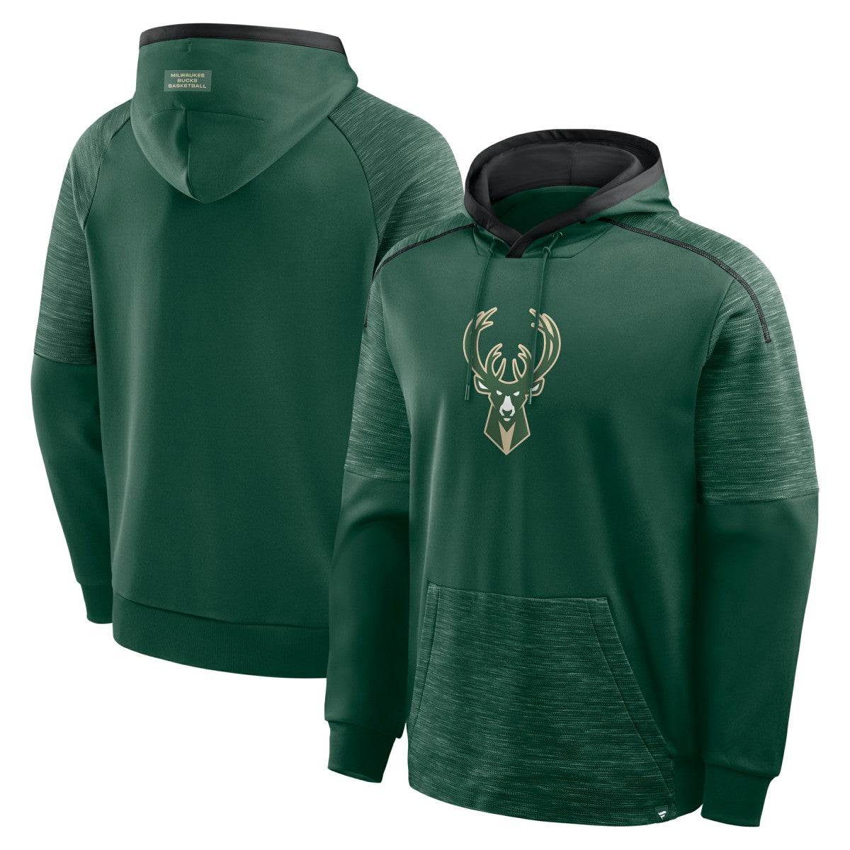 Milwaukee Bucks Pick & Roll Defender Pullover Hoodie Hunter Green