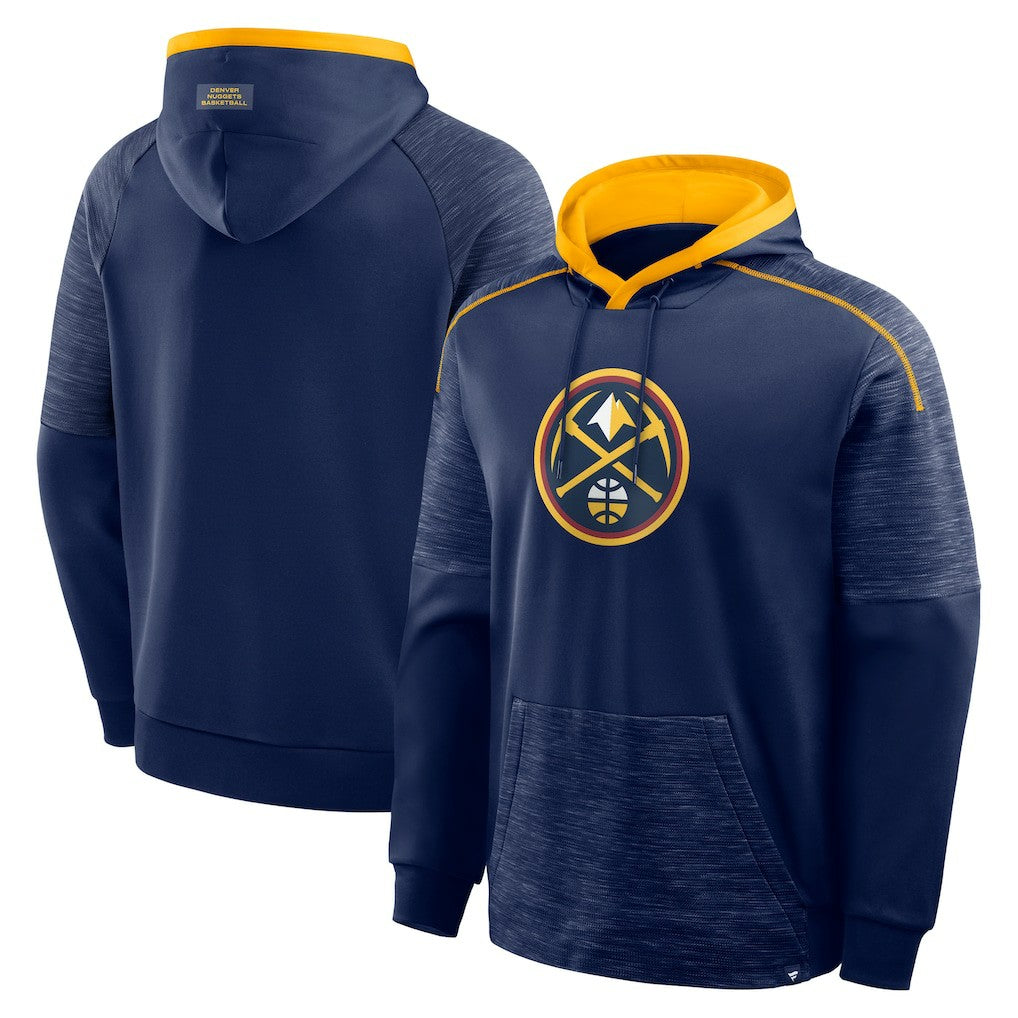 Denver Nuggets Pick & Roll Defender Pullover Hoodie Navy