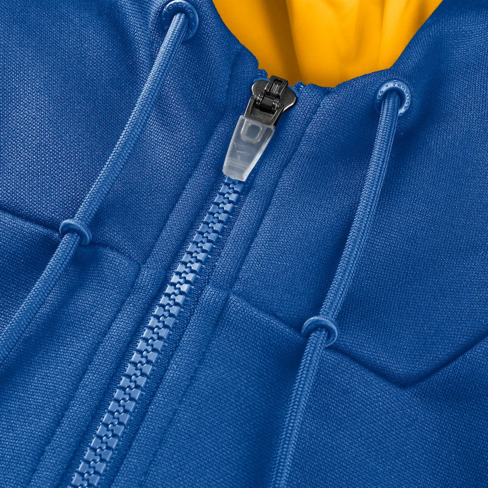 Golden State Warriors Back Door Cut Play Defender Full-Zip Hoodie Royal