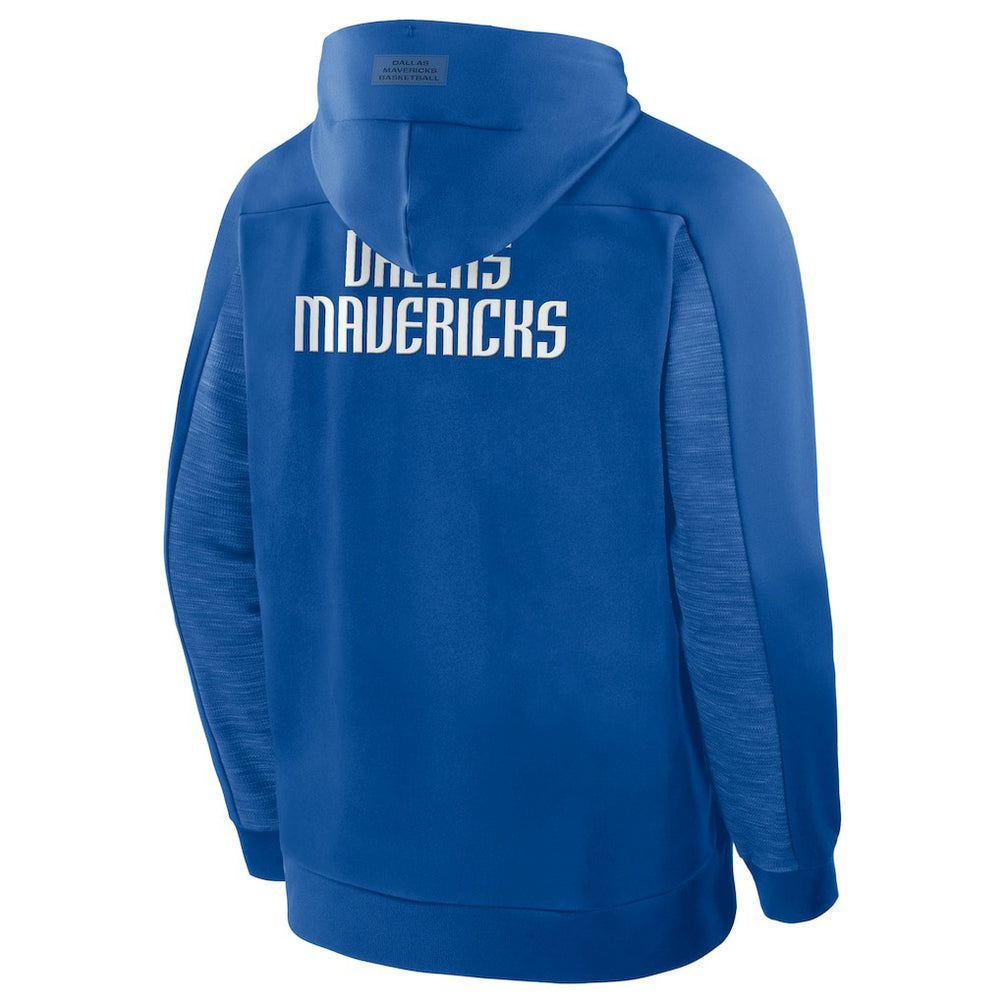 Dallas Mavericks Back Door Cut Play Defender Full-Zip Hoodie Blue