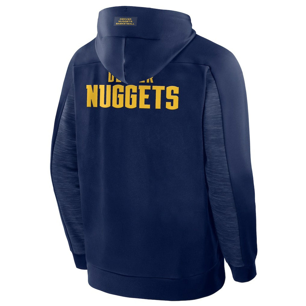 Denver Nuggets Back Door Cut Play Defender Full-Zip Hoodie Navy