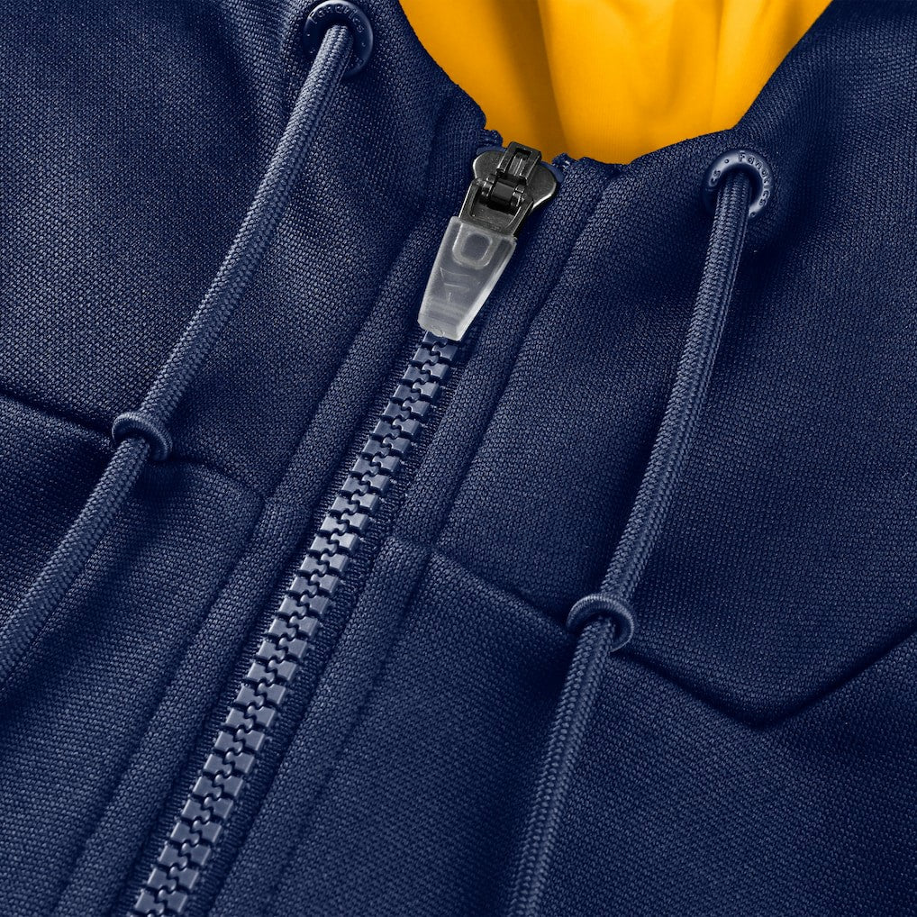 Denver Nuggets Back Door Cut Play Defender Full-Zip Hoodie Navy