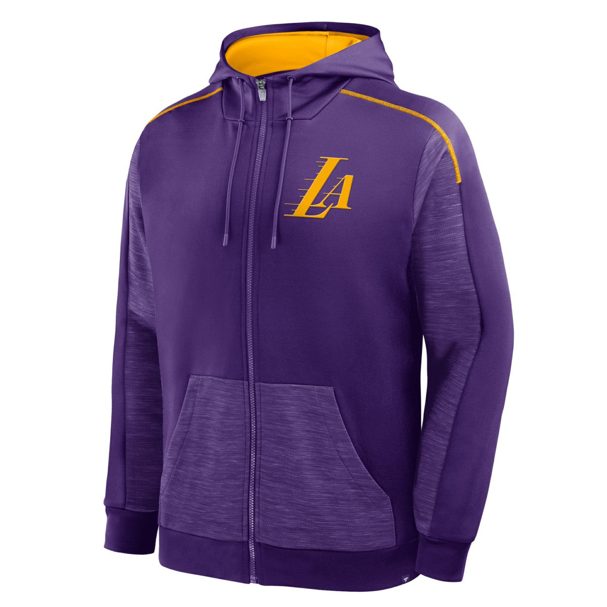 Los Angeles Lakers Back Door Cut Play Defender Full-Zip Hoodie Purple