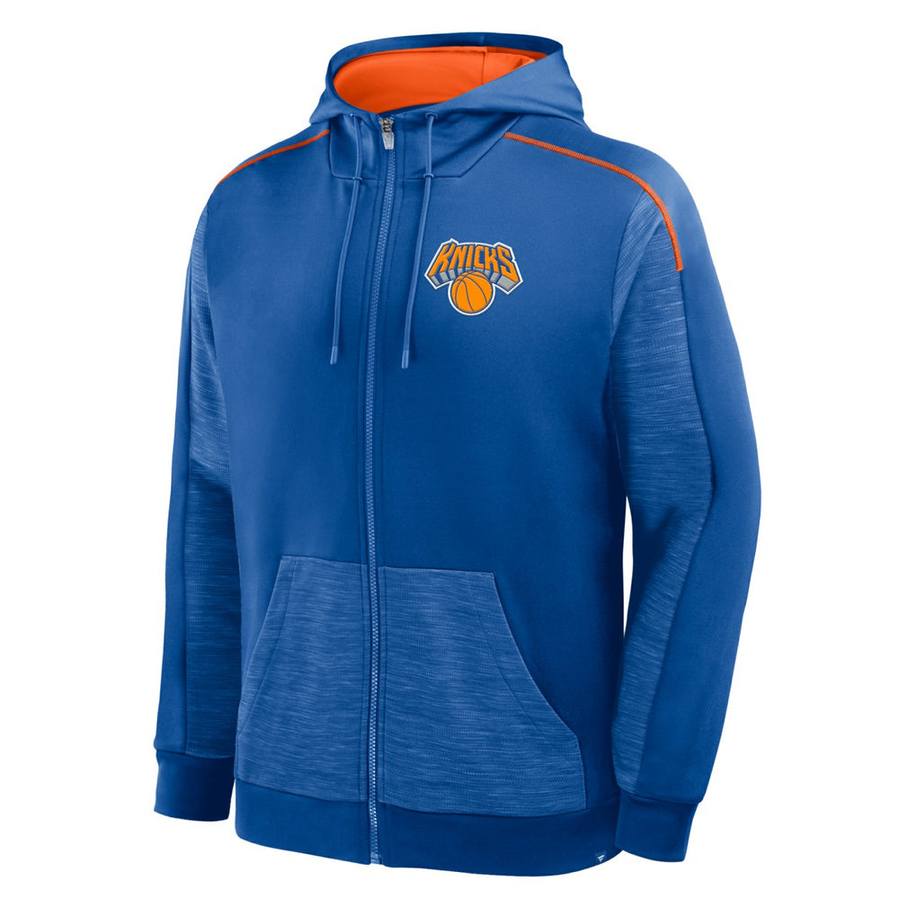 New York Knicks Back Door Cut Play Defender Full-Zip Hoodie Blue