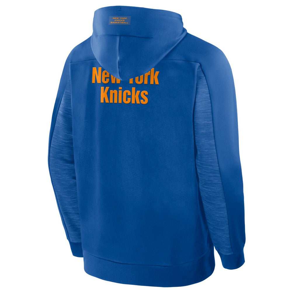New York Knicks Back Door Cut Play Defender Full-Zip Hoodie Blue