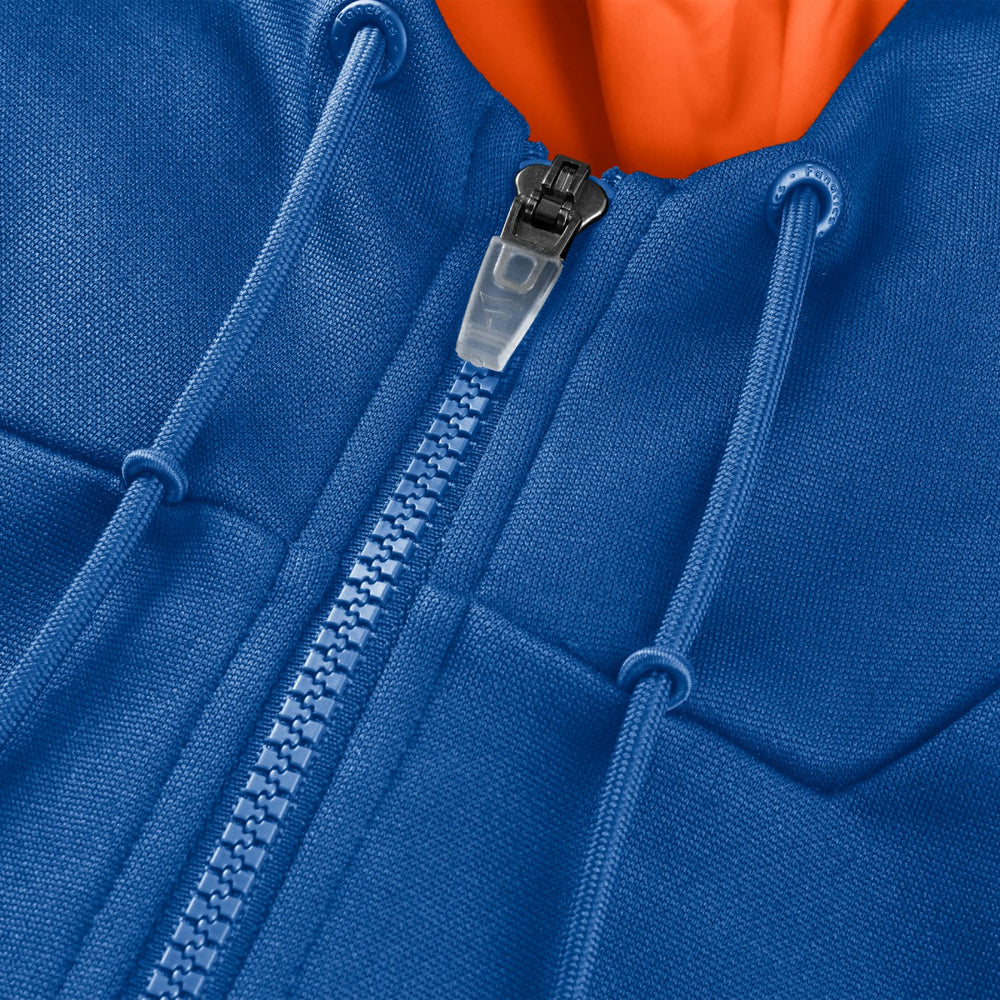 New York Knicks Back Door Cut Play Defender Full-Zip Hoodie Blue
