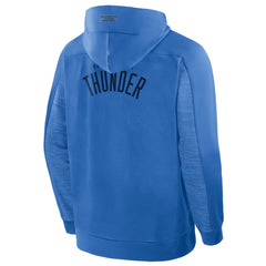 Oklahoma City Thunder Back Door Cut Play Defender Full-Zip Hoodie Blue
