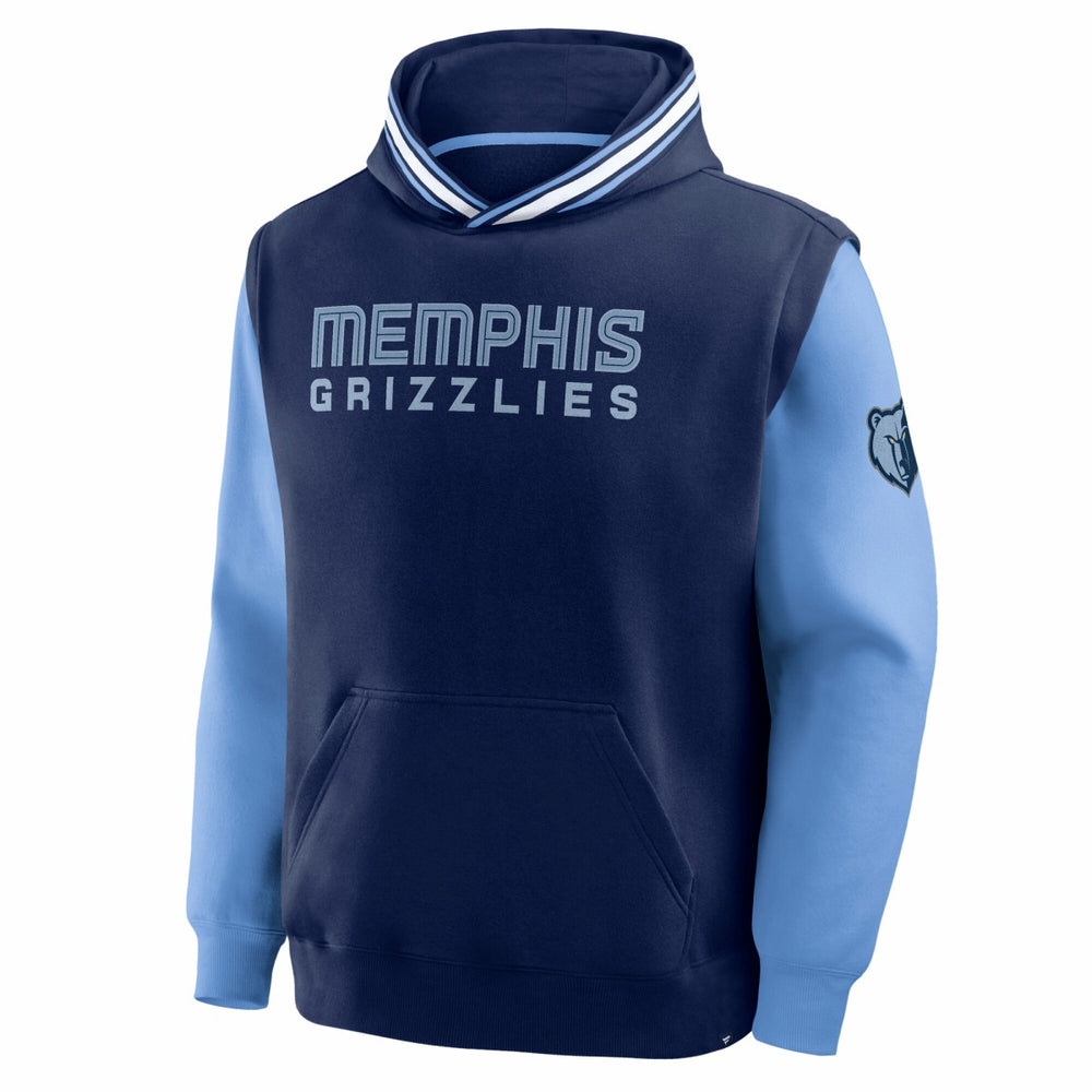 Memphis Grizzlies Half Court Shot Clock Fastbreak Hoodie Navy/Blue