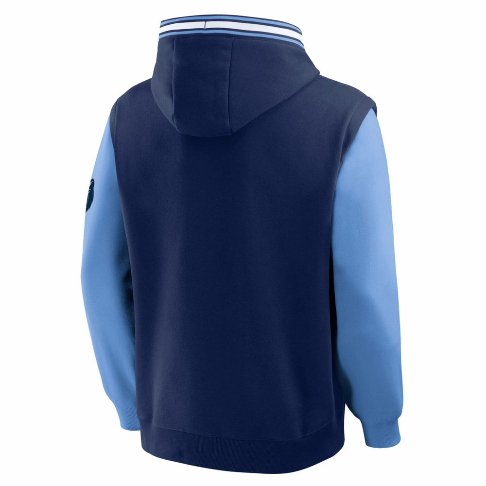 Memphis Grizzlies Half Court Shot Clock Fastbreak Hoodie Navy/Blue