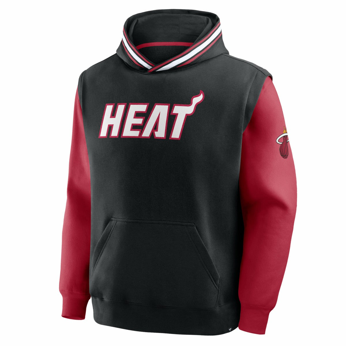 Miami Heat Half Court Shot Clock Fastbreak Hoodie Black/Red