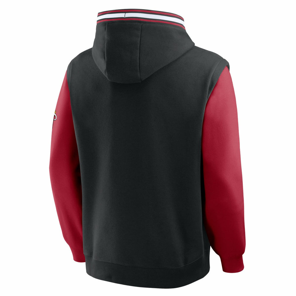 Miami Heat Half Court Shot Clock Fastbreak Hoodie Black/Red