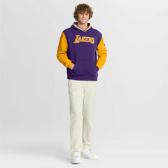 Los Angeles Lakers Half Court Shot Clock Fastbreak Hoodie Purple/Gold