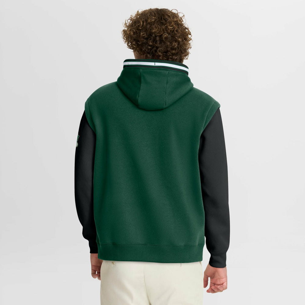 Milwaukee Bucks Half Court Shot Clock Fastbreak Hoodie Hunter Green/Black