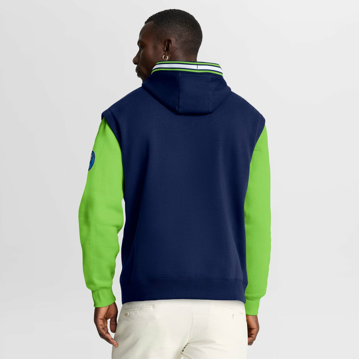 Minnesota Timberwolves Half Court Shot Clock Fastbreak Hoodie Navy/Green