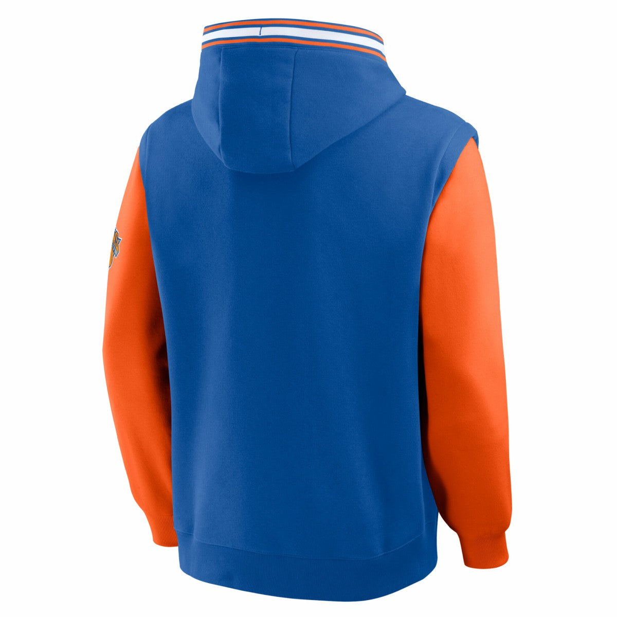 New York Knicks Half Court Shot Clock Fastbreak Hoodie Blue/Orange