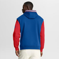 Philadelphia 76ers Half Court Shot Clock Fastbreak Hoodie Royal/Red
