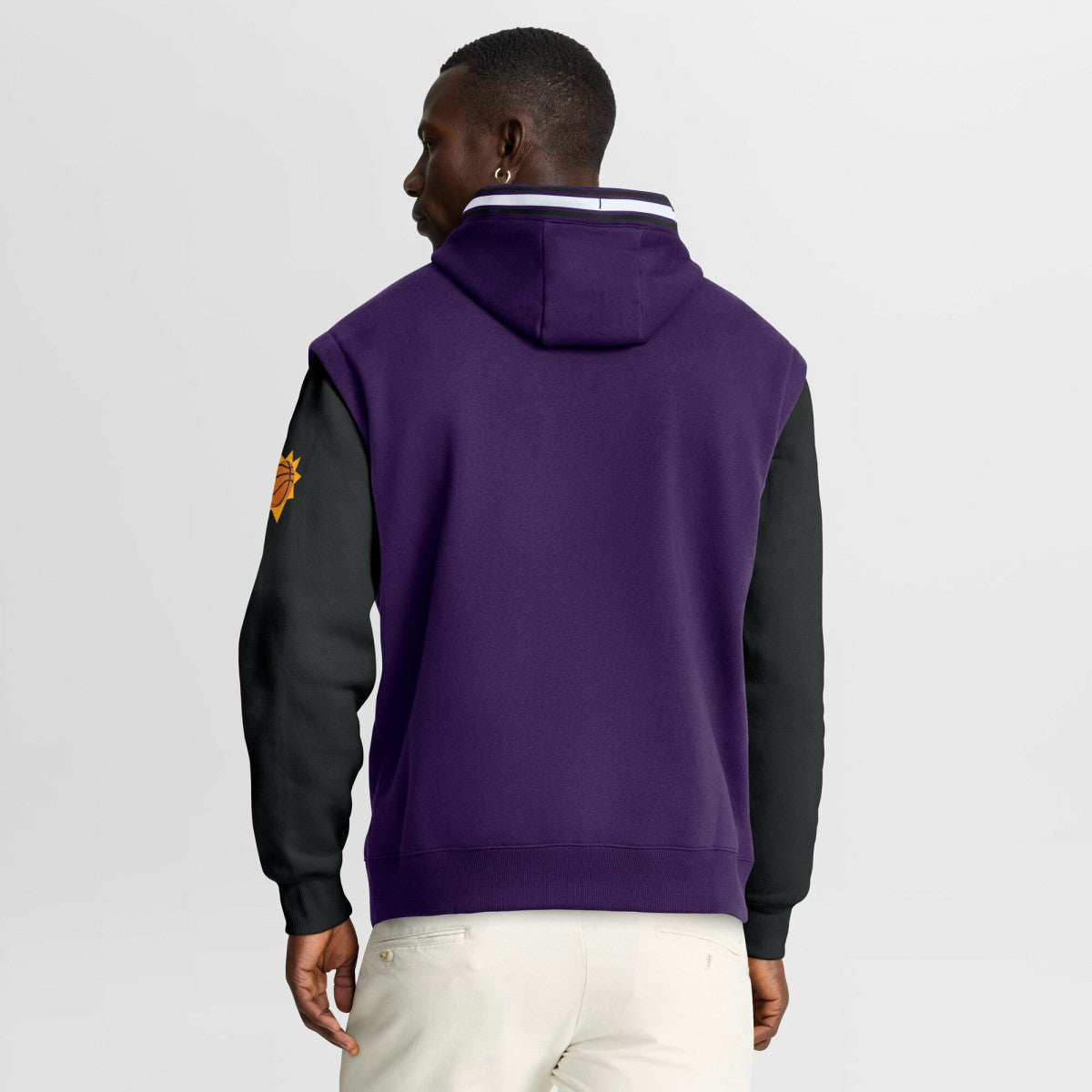 Phoenix Suns Half Court Shot Clock Fastbreak Hoodie Purple/Black