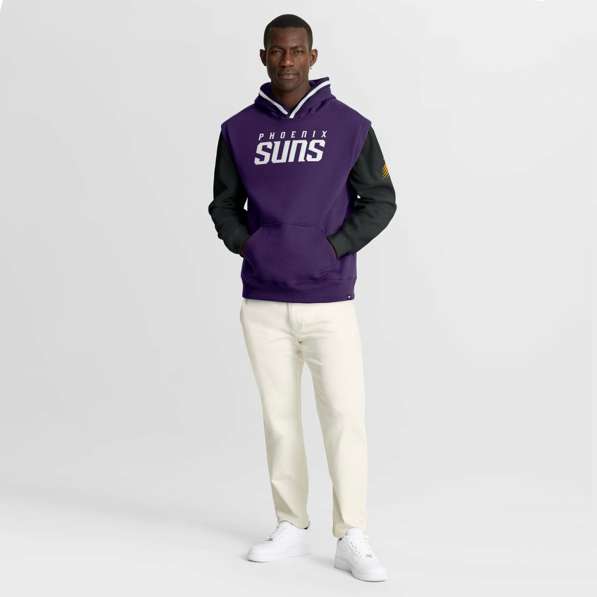 Phoenix Suns Half Court Shot Clock Fastbreak Hoodie Purple/Black