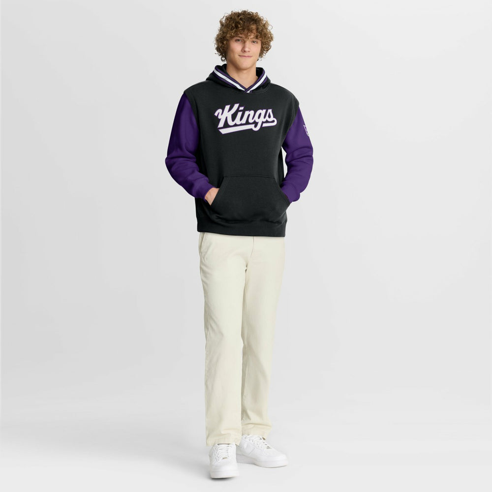 Sacramento Kings Half Court Shot Clock Fastbreak Hoodie Black/Purple