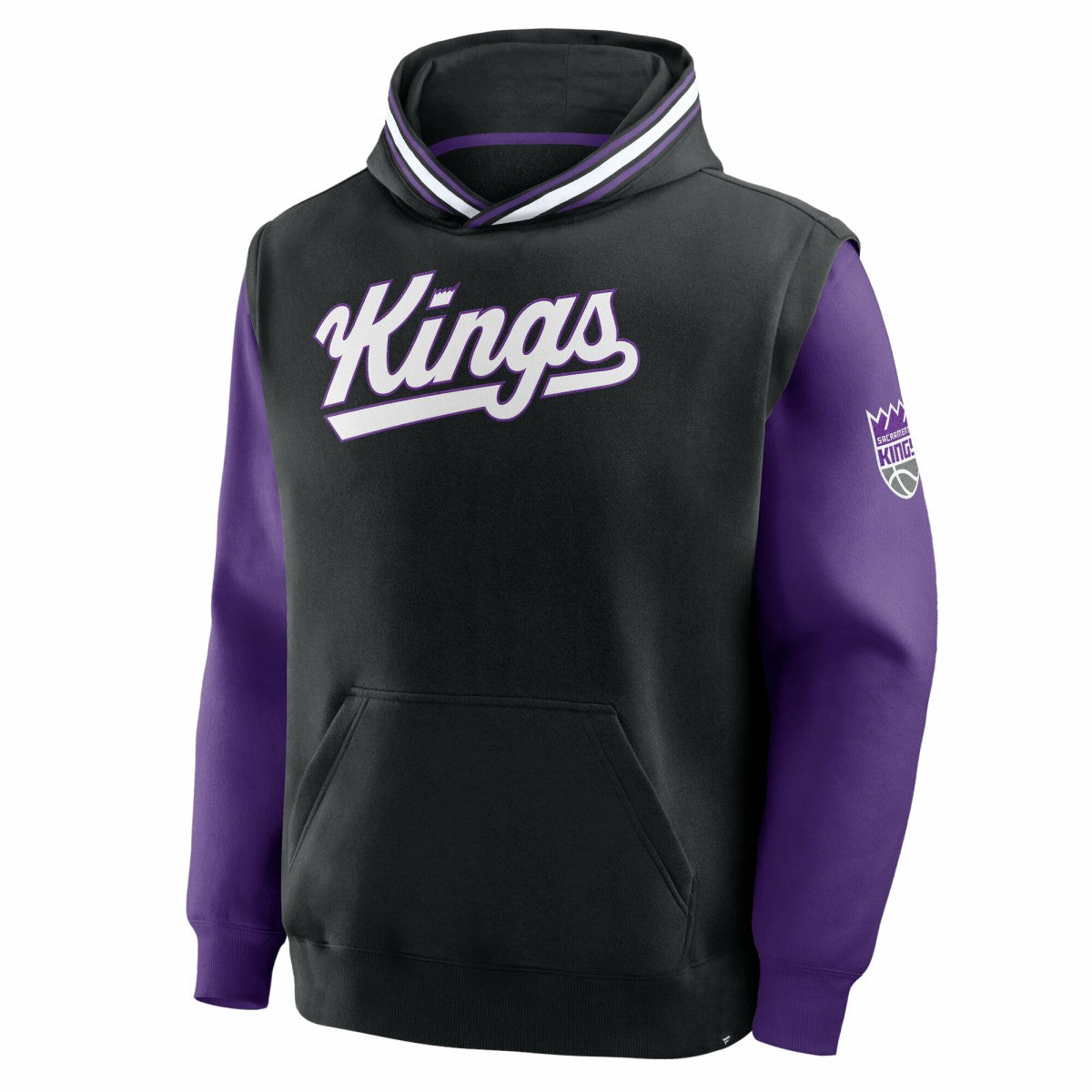 Sacramento Kings Half Court Shot Clock Fastbreak Hoodie Black/Purple